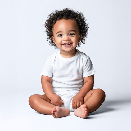 Baby Bodysuit Organic Cotton Shortsleeve Kids - 00/white (120_E1_A_A_.jpg)