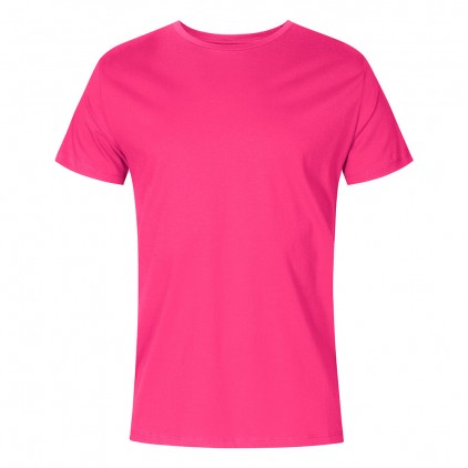 Roundneck T-shirt Plus Size Men - BE/bright rose (1400_G1_F_P_.jpg)