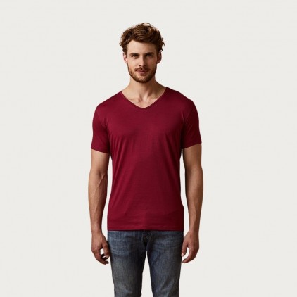 V-Neck T-shirt Men - A5/Berry (1425_E1_A_5_.jpg)