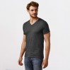 T-shirt col V Hommes - H9/heather black (1425_E1_G_OE.jpg)