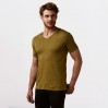 T-shirt col V Hommes - OL/olive (1425_E1_H_D_.jpg)