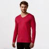 T-shirt manches longues col V Hommes - BE/bright rose (1460_E1_F_P_.jpg)