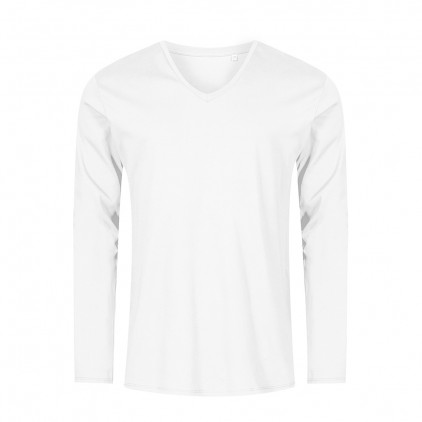 T-shirt manches longues col V grandes tailles Hommes - 00/white (1460_G1_A_A_.jpg)