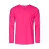 T-shirt manches longues col V grandes tailles Hommes - BE/bright rose (1460_G1_F_P_.jpg)