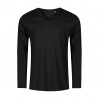 T-shirt manches longues col V grandes tailles Hommes - 9D/black (1460_G1_G_K_.jpg)