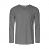 T-shirt manches longues col V grandes tailles Hommes - SG/steel gray (1460_G1_X_L_.jpg)