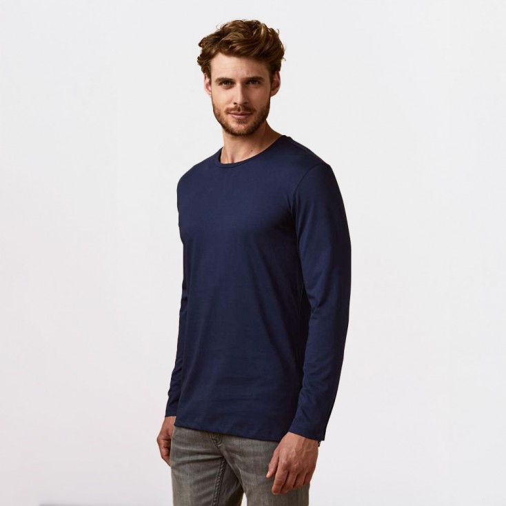 Roundneck Longsleeve Men - FN/french navy (1465_E1_D_J_.jpg)