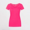 T-shirt col V Femmes - BE/bright rose (1525_E1_F_P_.jpg)