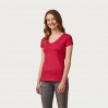 V-Neck T-shirt Women - BE/bright rose (1525_E1_F_P_.jpg)