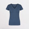 T-shirt col V Femmes - HN/Heather navy (1525_E1_G_1_.jpg)