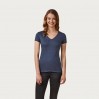 X.O V-Ausschnitt T-Shirt Frauen - HN/Heather navy (1525_E1_G_1_.jpg)