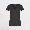 T-shirt col V Femmes - H9/heather black (1525_E1_G_OE.jpg)