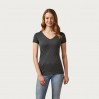 X.O V-Ausschnitt T-Shirt Frauen - H9/heather black (1525_E1_G_OE.jpg)