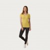 X.O V-Ausschnitt T-Shirt Frauen - Y0/god bless yellow (1525_E1_P_9_.jpg)