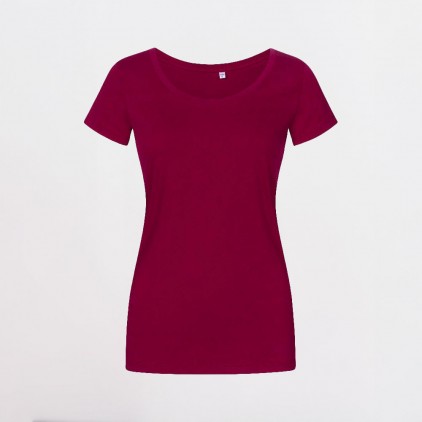 T-shirt décolleté Femmes - A5/Berry (1545_E1_A_5_.jpg)
