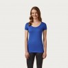 X.O Deep Scoop T-Shirt Frauen - AZ/azure blue (1545_E1_A_Z_.jpg)