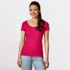 T-shirt décolleté Femmes - BE/bright rose (1545_E1_F_P_.jpg)