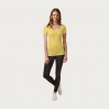 X.O Deep Scoop T-Shirt Frauen - Y0/god bless yellow (1545_E1_P_9_.jpg)