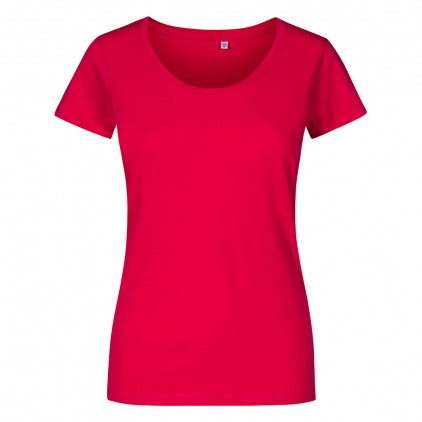 Deep Scoop T-shirt Plus Size Women - BE/bright rose (1545_G1_F_P_.jpg)