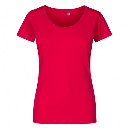 Deep Scoop T-shirt Plus Size Women