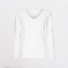 T-shirt manches longues col V Femmes - 00/white (1560_E1_A_A_.jpg)