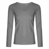 V-Neck Longsleeve Women - SG/steel gray (1560_G1_X_L_.jpg)