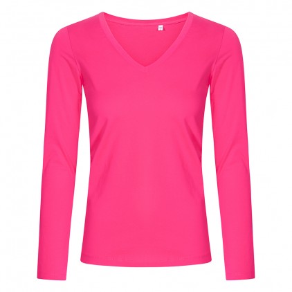 X.O V-Ausschnitt Langarmshirt Plus Size Frauen - BE/bright rose (1560_G1_F_P_.jpg)
