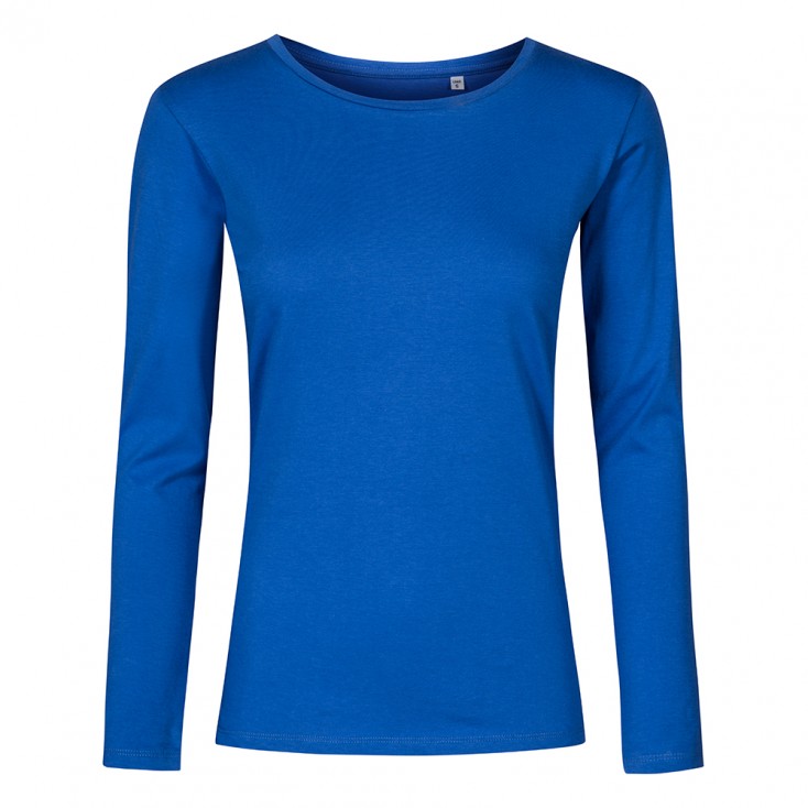 Roundneck longsleeve Plus Size Women - AZ/azure blue (1565_G1_A_Z_.jpg)
