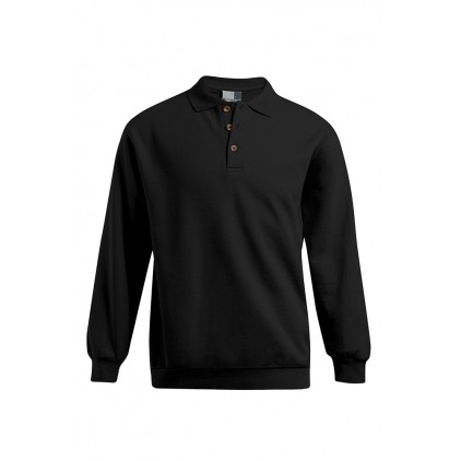 Longsleeve Polo Sweatshirt Plus Size Men - 9D/black (2049_G1_G_K_.jpg)