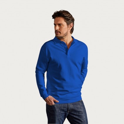 Polo sweat manches longues Hommes promotion - VB/royal (2049_E1_D_E_.jpg)