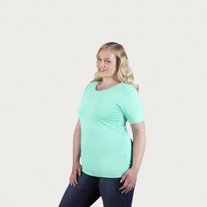 Bio T-Shirt Plus Size Damen - EG/emerald (3012_L1_C_W_.jpg)