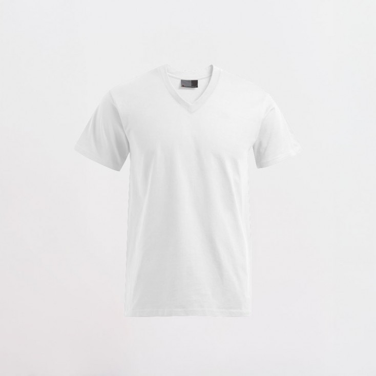 Premium V-Ausschnitt T-Shirt Plus Size Männer