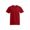 T-shirt Premium col V Hommes - 36/fire red (3025_G1_F_D_.jpg)