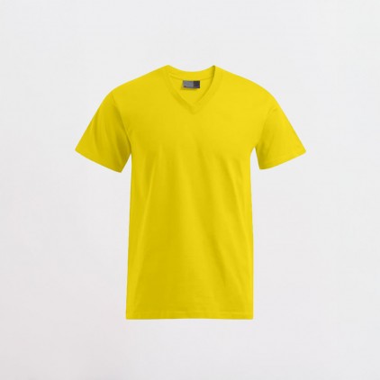 Premium V-Ausschnitt T-Shirt Plus Size Männer - GQ/gold (3025_L1_B_D_.jpg)