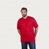 Premium V-Ausschnitt T-Shirt Plus Size Männer - 36/fire red (3025_L1_F_D_.jpg)