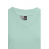 Ripp V-Ausschnitt T-Shirt Frauen Sale - IM/icy mint (3051_G4_C_V_.jpg)