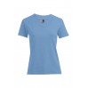 Ripp V-Ausschnitt T-Shirt Frauen Sale - AB/alaskan blue (3051_G1_D_S_.jpg)