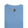 Ripp V-Ausschnitt T-Shirt Frauen Sale - AB/alaskan blue (3051_G4_D_S_.jpg)