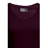 Slim Fit V-Neck T-shirt "long" Women Sale - BY/burgundy (3087_G4_F_M_.jpg)