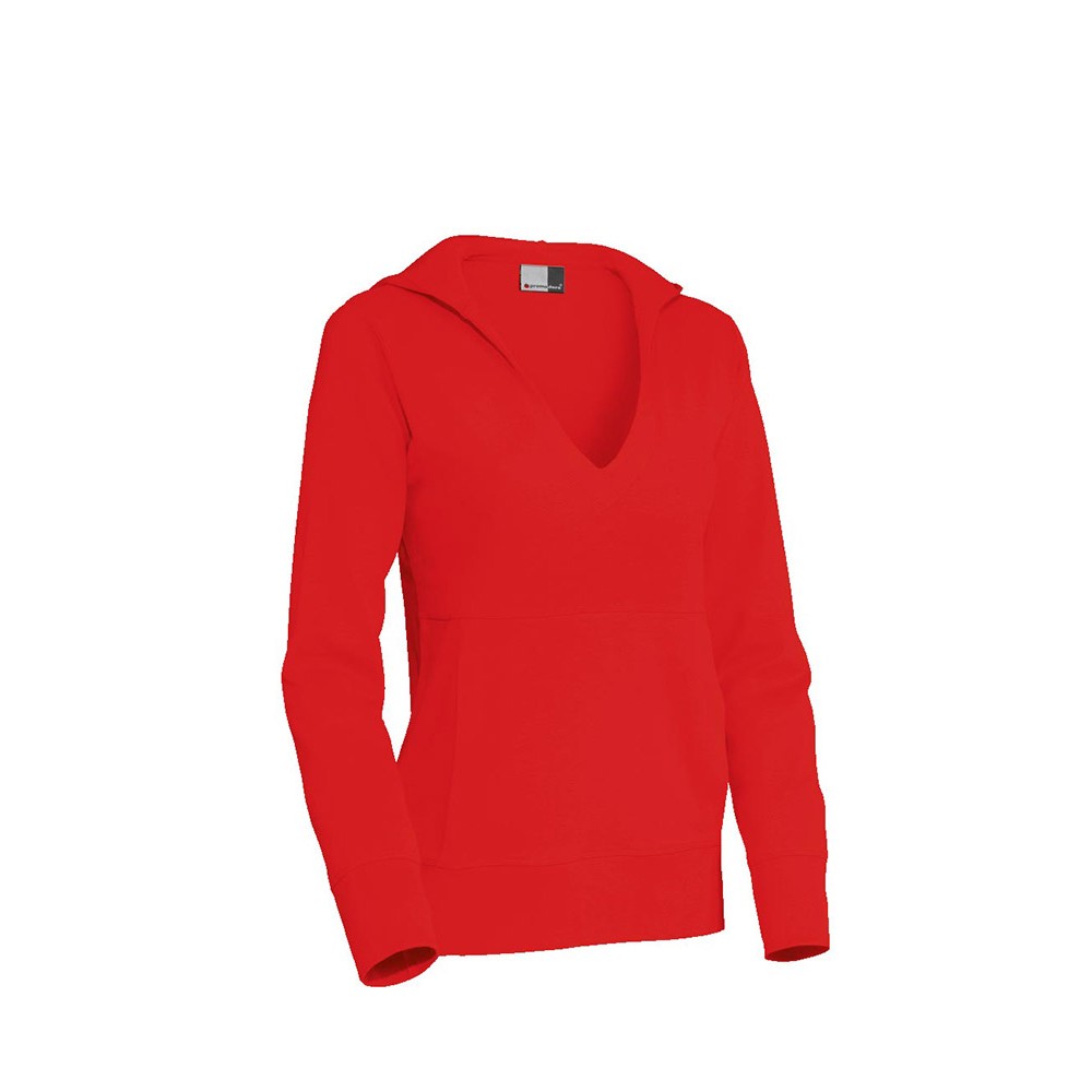 V Ausschnitt Hoodie Frauen Sale