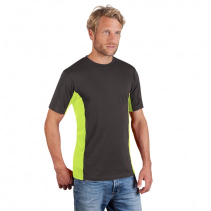 Unisex Funktions Kontrast T-Shirt Damen und Herren - XW/graphite-s.yellow (3580_D2_H_AE.jpg)