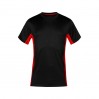 Unisex Funktions Kontrast T-Shirt Frauen und Herren - BR/black-red (3580_G1_Y_S_.jpg)