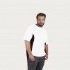 Unisex Funktions Kontrast T-Shirt Plus Size Frauen und Herren - WB/white-black (3580_L1_Y_B_.jpg)