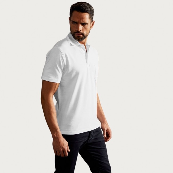 Heavy Polo shirt pocket Men - 00/white (4100_E1_A_A_.jpg)