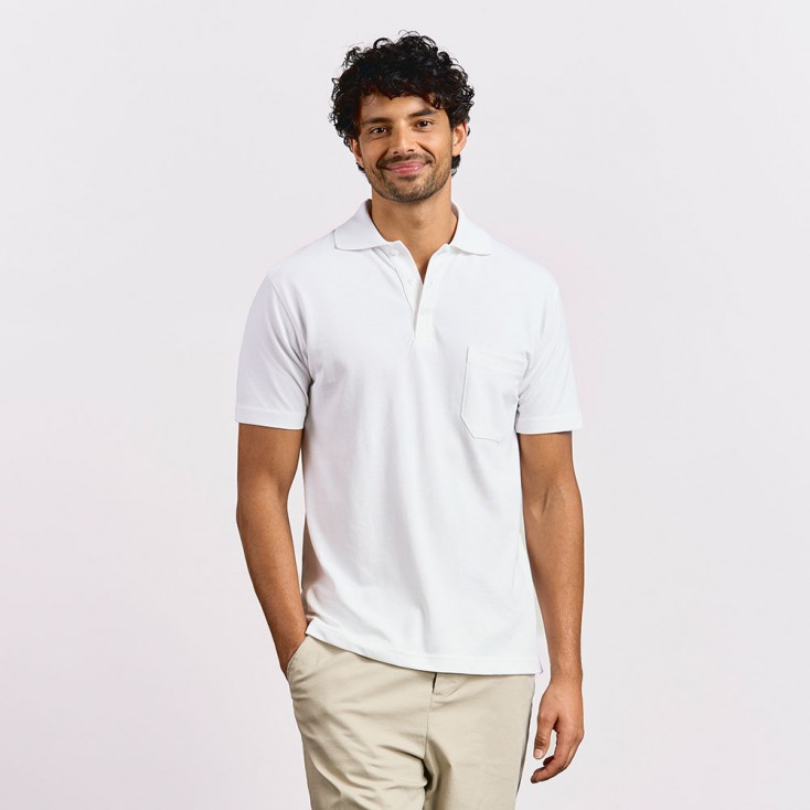 Heavy Poloshirt mit Brusttasche Männer - 00/white (4100_E1_A_A_.jpg)