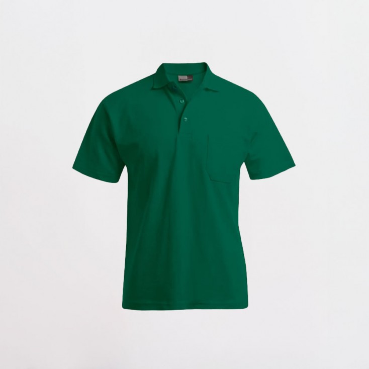 Heavy Polo shirt pocket Plus Size Men  - RZ/forest (4100_L1_C_E_.jpg)