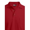 Heavy Polo shirt pocket Plus Size Men  - 36/fire red (4100_G4_F_D_.jpg)