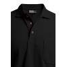 Heavy Polo shirt pocket Plus Size Men  - 9D/black (4100_G4_G_K_.jpg)