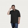 Heavy Polo shirt pocket Plus Size Men  - 9D/black (4100_L1_G_K_.jpg)