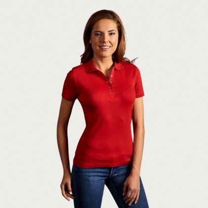 Interlock Polo shirt Women - 36/fire red (4250_E1_F_D_.jpg)